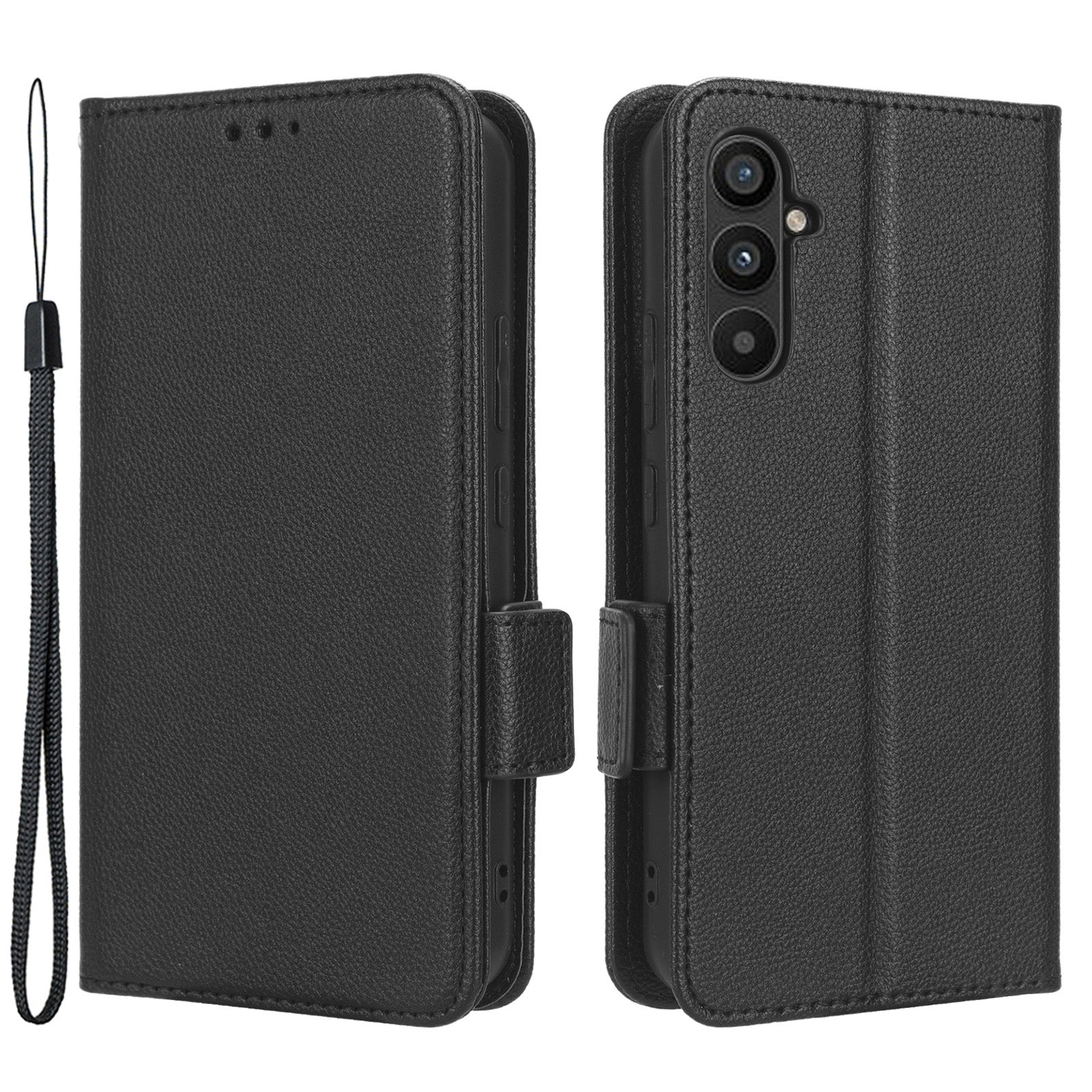 Cell Phone Case for Samsung Galaxy A34 5G Litchi Texture Shockproof Flip Leather Phone Cover with Wallet Stand Cell Phone Case for Samsung Galaxy A34 5G Litchi Texture Shockproof Flip Leather Phone Cover with Wallet Stand